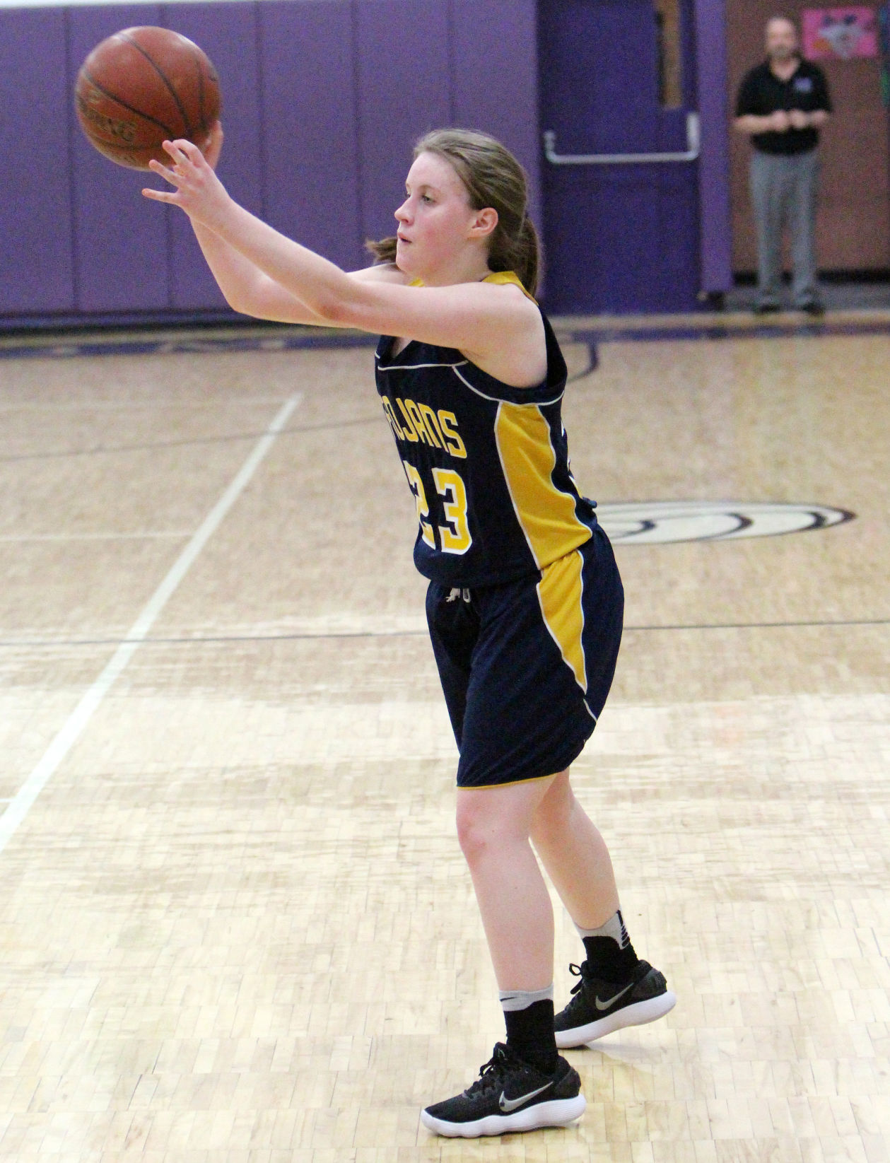New Auburn at Lake Holcombe girls basketball 2-13-18